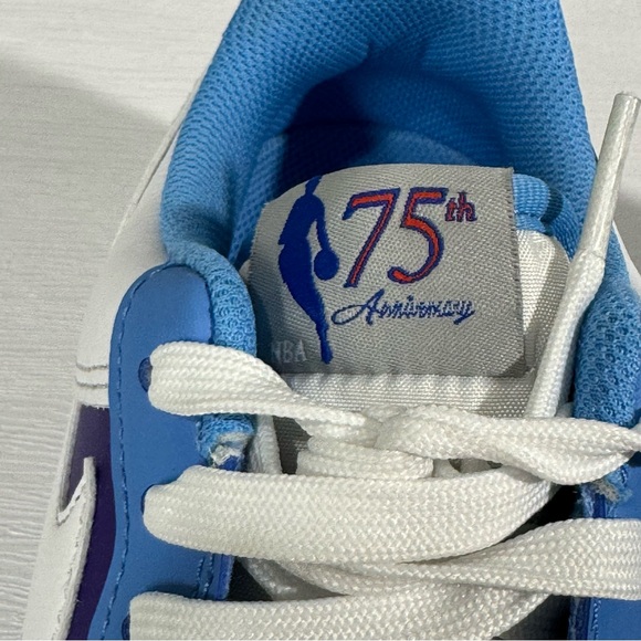 Nike Air Force 1 'LA Lakers NBA 75th' Blue White DC8874-101 Size: 6.5M/8W - Picture 7 of 12